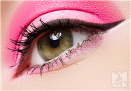 浪漫粉色眼影，教你正确的粉色眼影画法