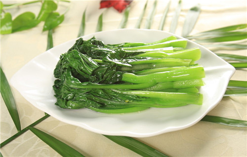 青菜又名小白菜,中国东北称油菜,为一年生草本,茎,叶用蔬菜,颜色深绿图片