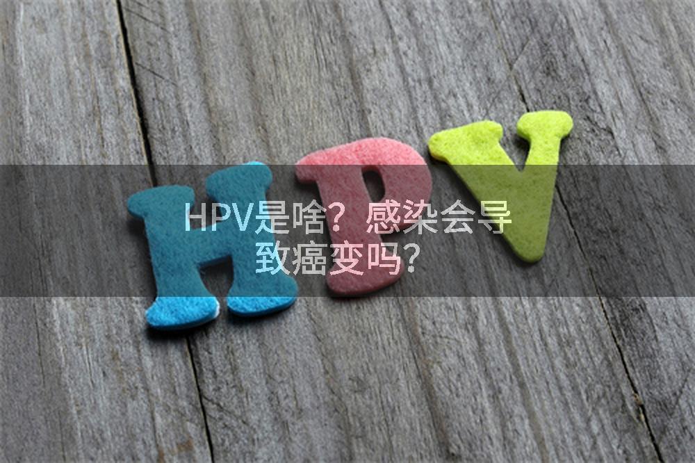 HPV是啥？感染会导致癌变吗？