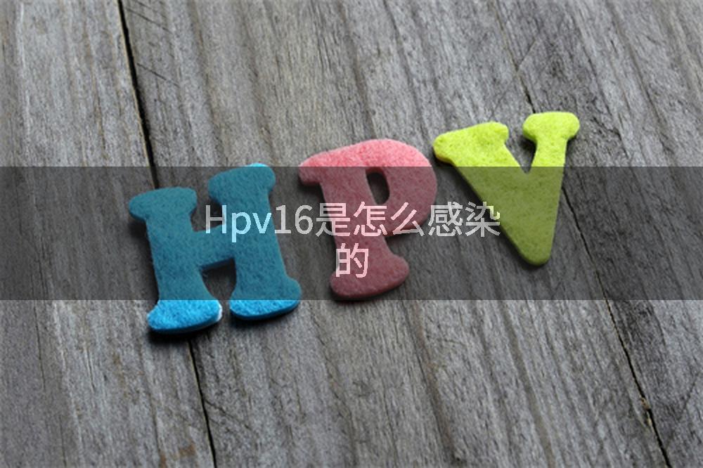 Hpv16是怎么感染的