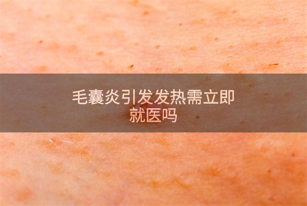 毛囊炎引发发热需立即就医吗