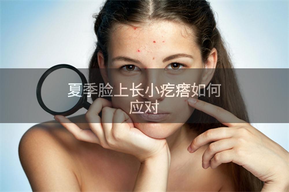 夏季脸上长小疙瘩如何应对