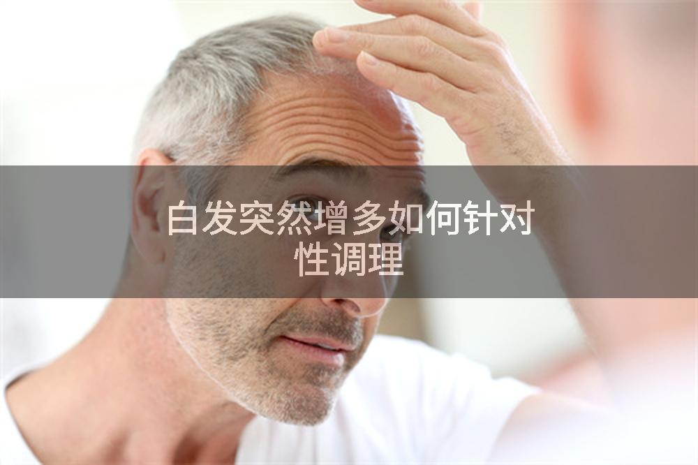 白发突然增多如何针对性调理