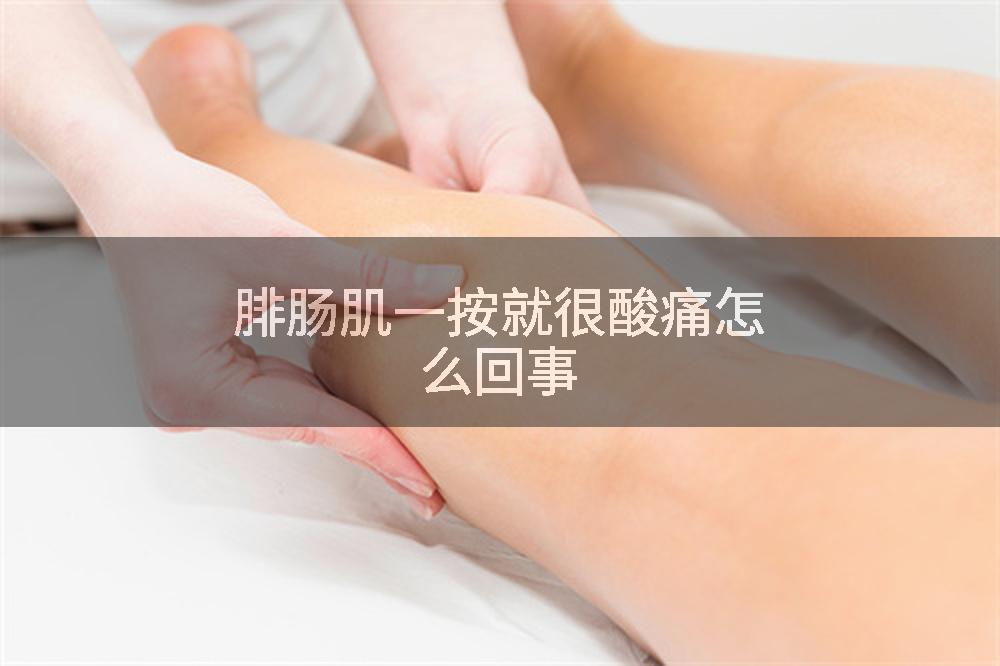 腓肠肌一按就很酸痛怎么回事