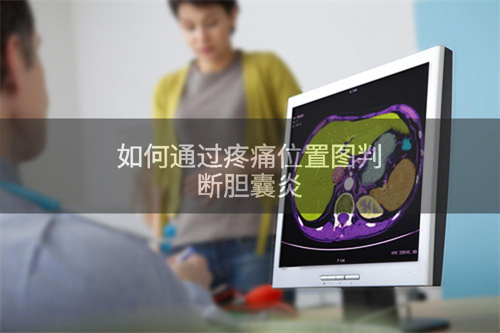 如何通过疼痛位置图判断胆囊炎