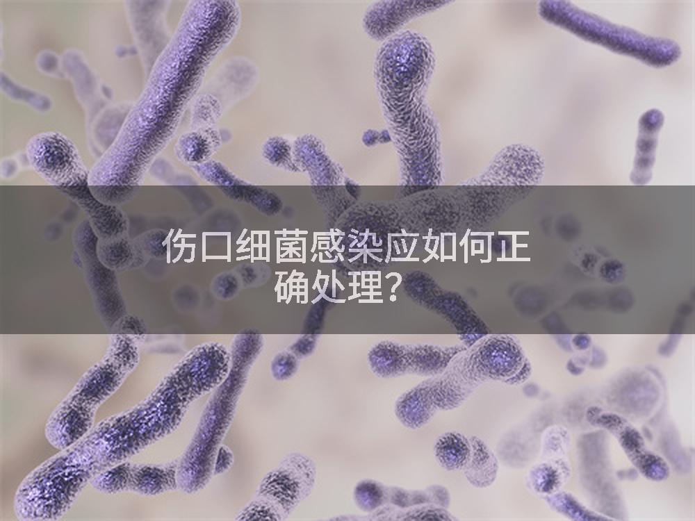 伤口细菌感染应如何正确处理？