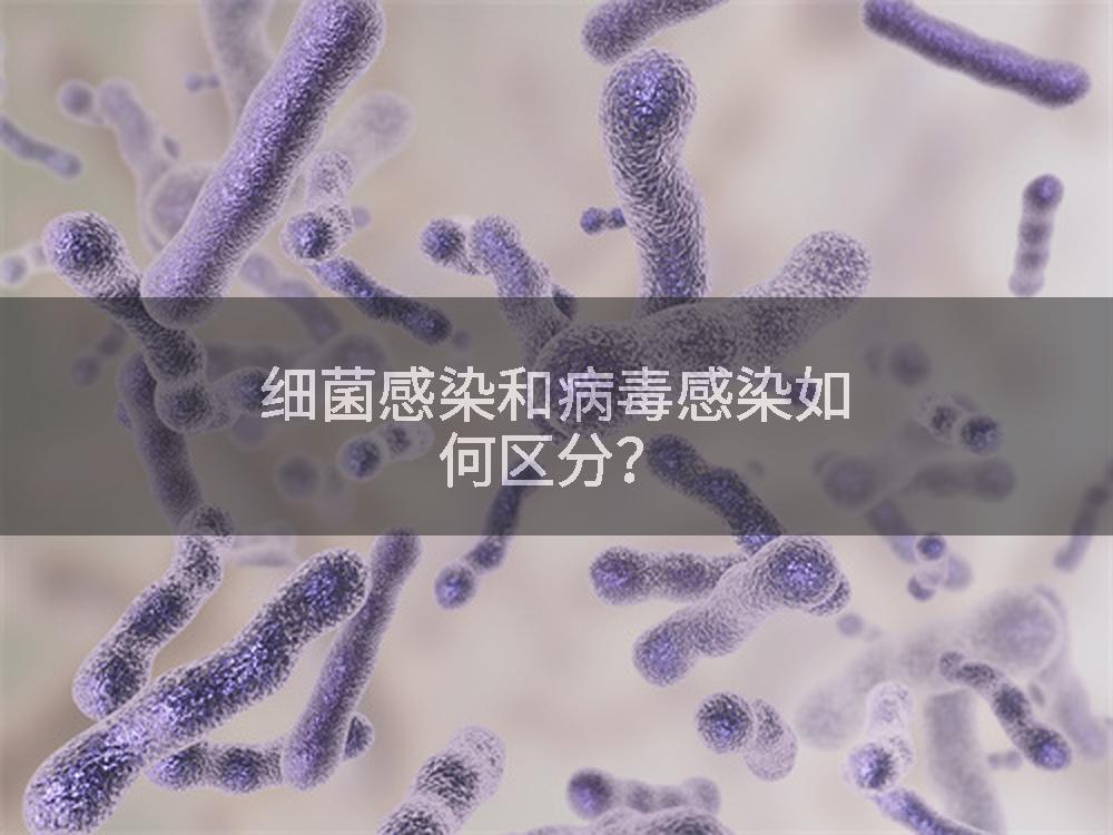 细菌感染和病毒感染如何区分？