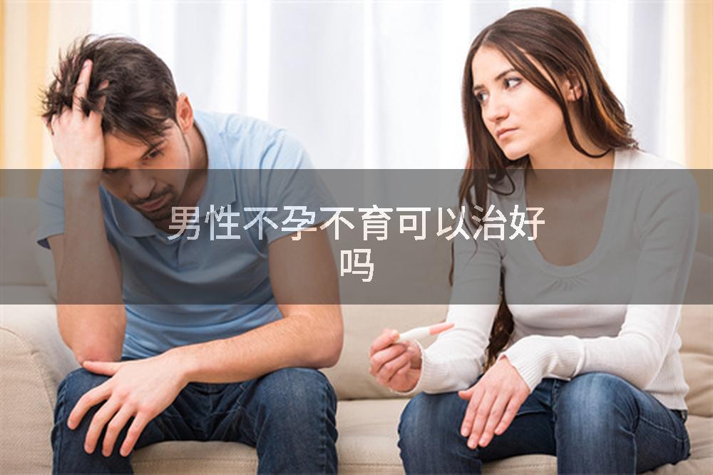 男性不孕不育可以治好吗