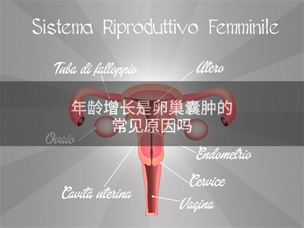 年龄增长是卵巢囊肿的常见原因吗