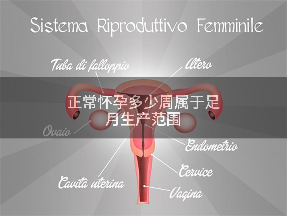 正常怀孕多少周属于足月生产范围