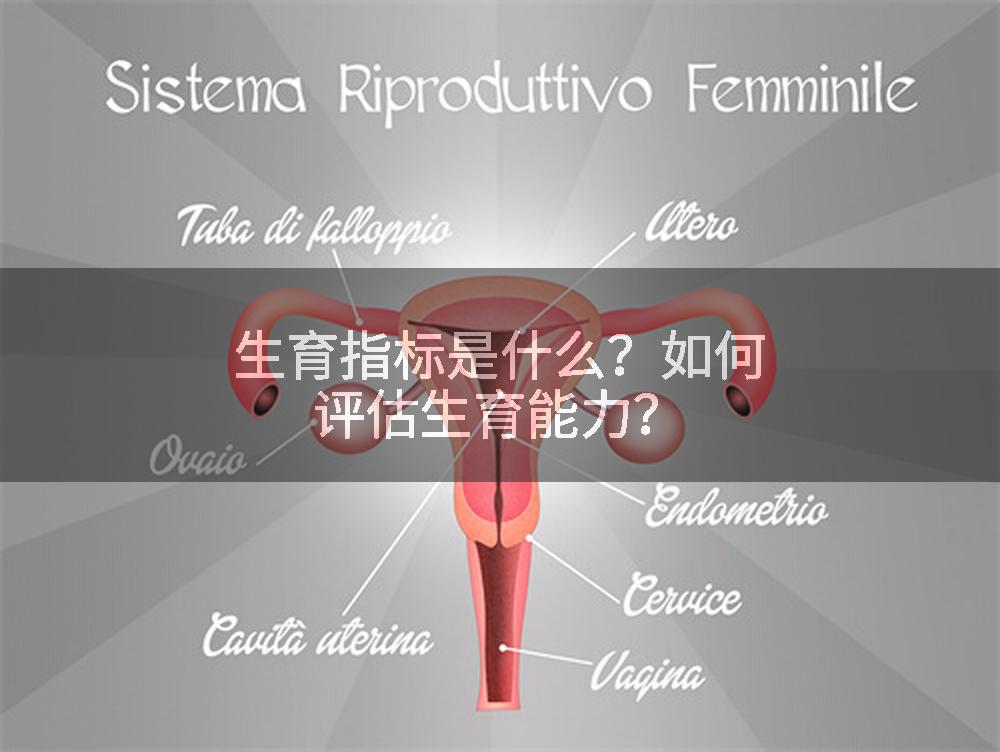 生育指标是什么？如何评估生育能力？