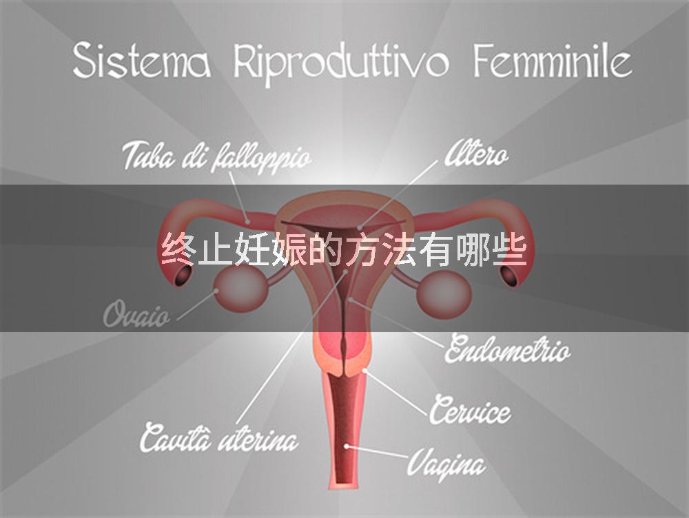 终止妊娠的方法有哪些