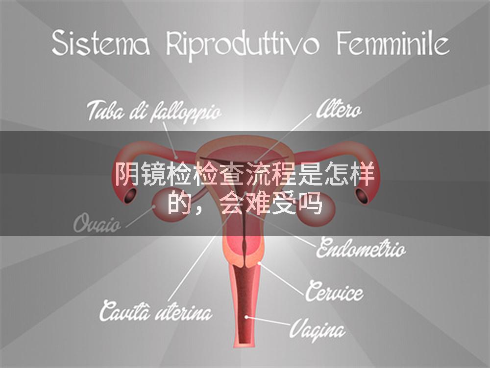 阴镜检检查流程是怎样的,会难受吗