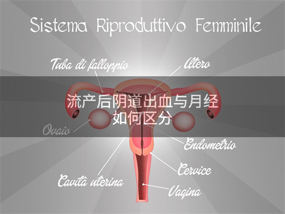 流产后阴道出血与月经如何区分