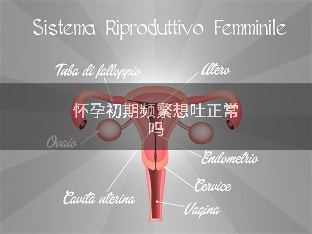 怀孕初期频繁想吐正常吗