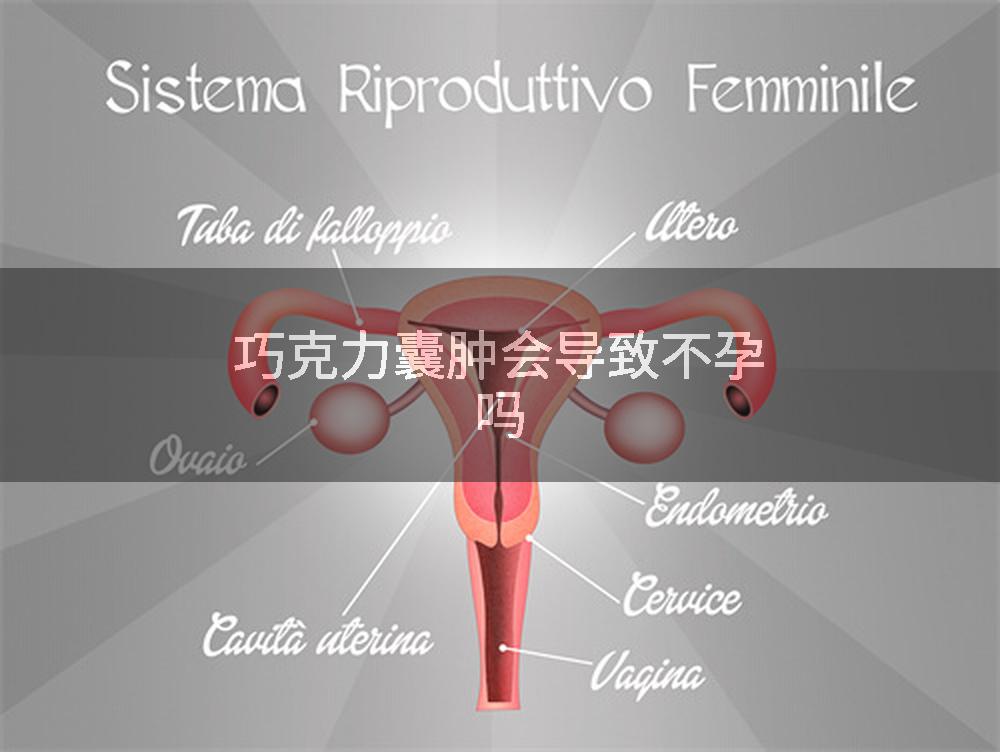 巧克力囊肿会导致不孕吗