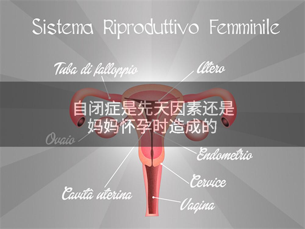 自闭症是先天因素还是妈妈怀孕时造成的