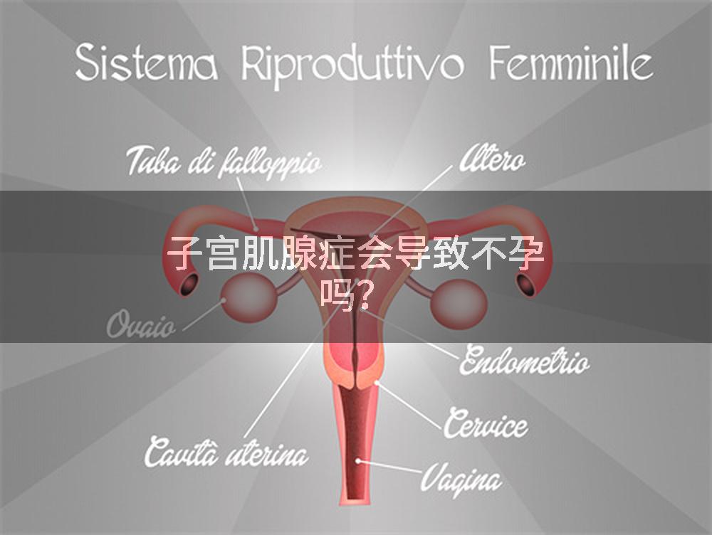 子宫肌腺症会导致不孕吗？