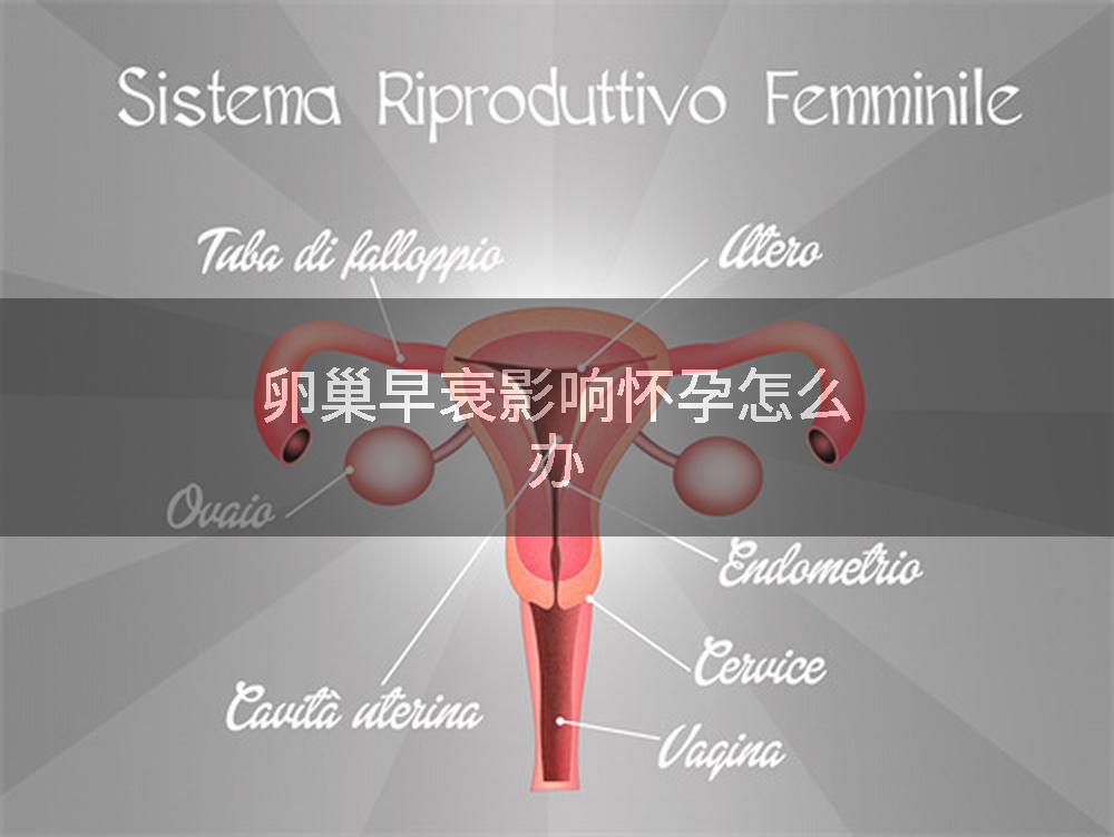 卵巢早衰影响怀孕怎么办