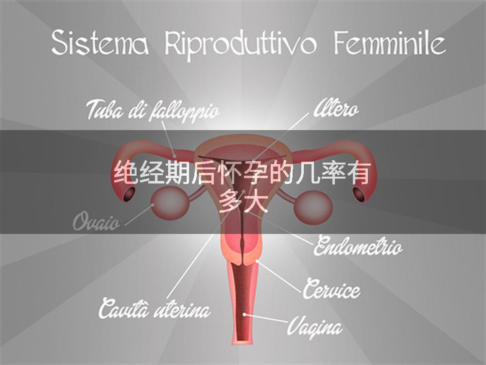 绝经期后怀孕的几率有多大