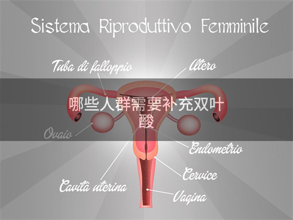 哪些人群需要补充双叶酸