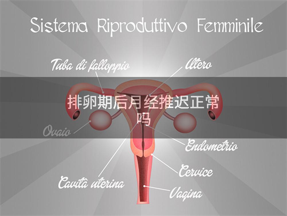排卵期后月经推迟正常吗