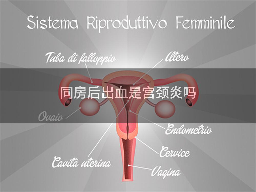 同房后出血是宫颈炎吗