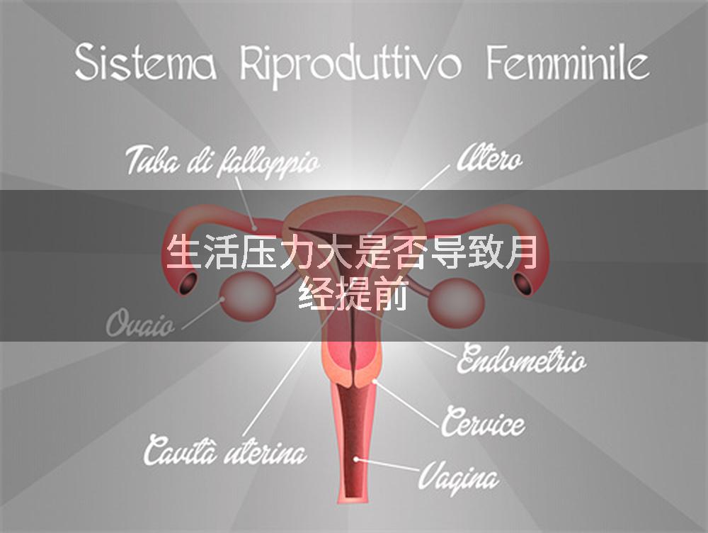 生活压力大是否导致月经提前