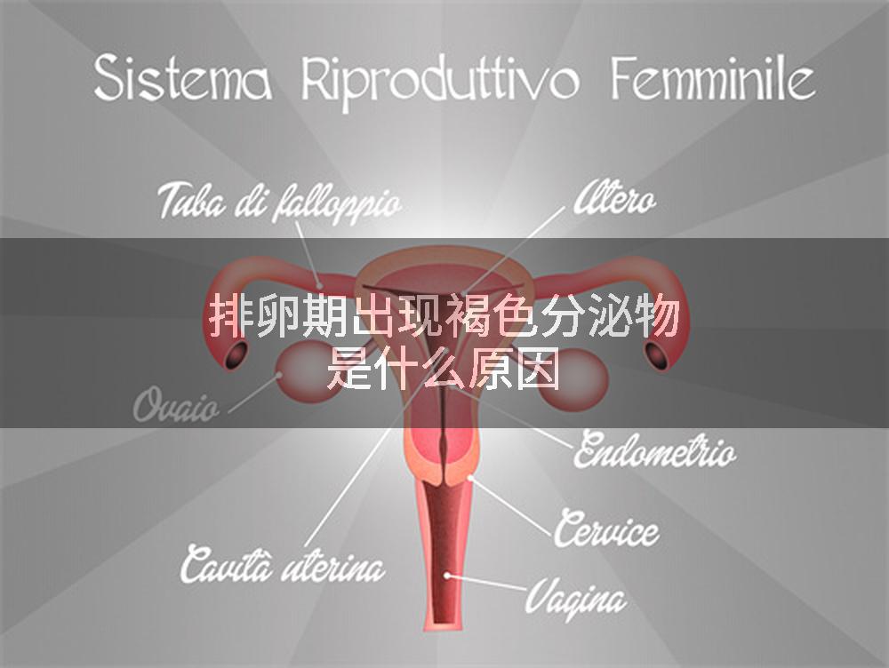 排卵期出现褐色分泌物是什么原因