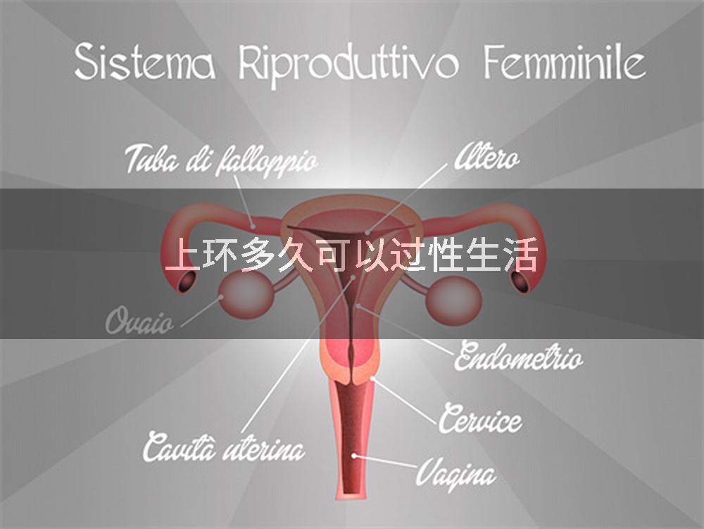 上环多久可以过性生活