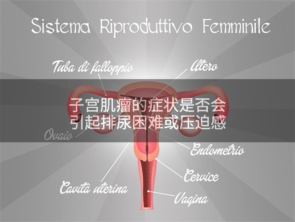 子宫肌瘤的症状是否会引起排尿困难或压迫感