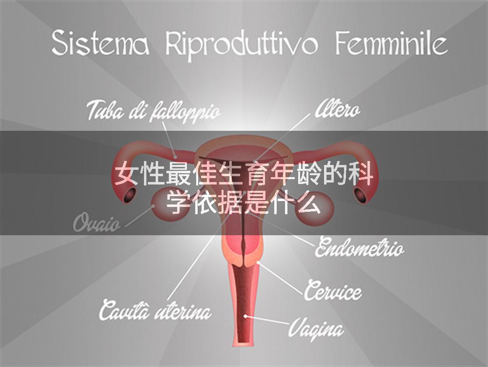 女性最佳生育年龄的科学依据是什么