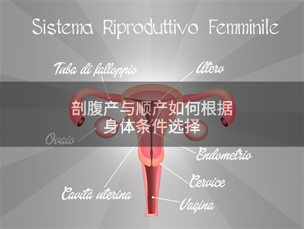 剖腹产与顺产如何根据身体条件选择