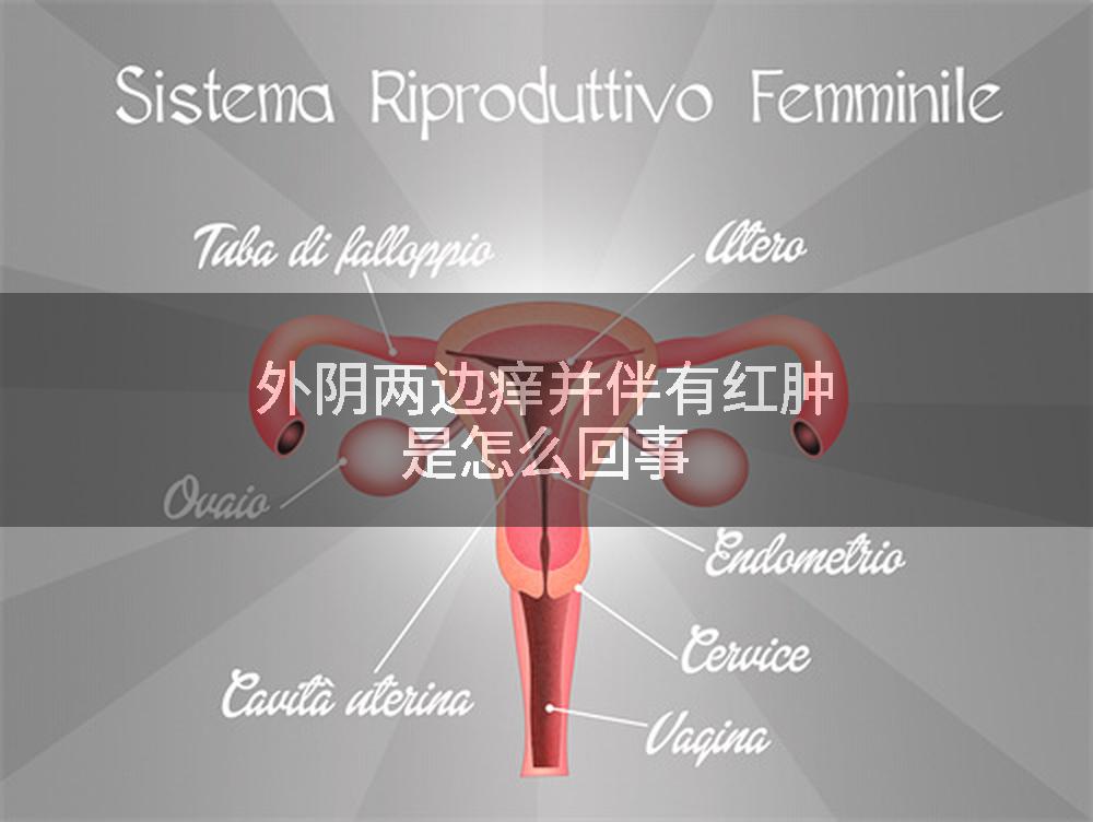 外阴两边痒并伴有红肿是怎么回事