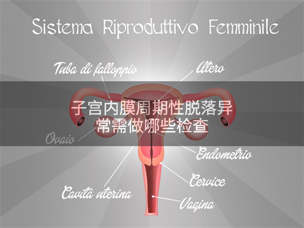 子宫内膜周期性脱落异常需做哪些检查