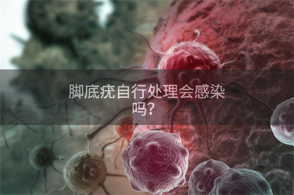 脚底疣自行处理会感染吗?