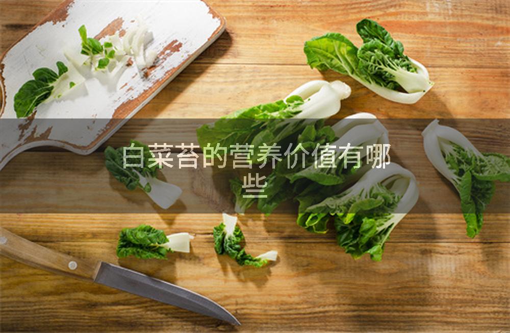 白菜苔的营养价值有哪些