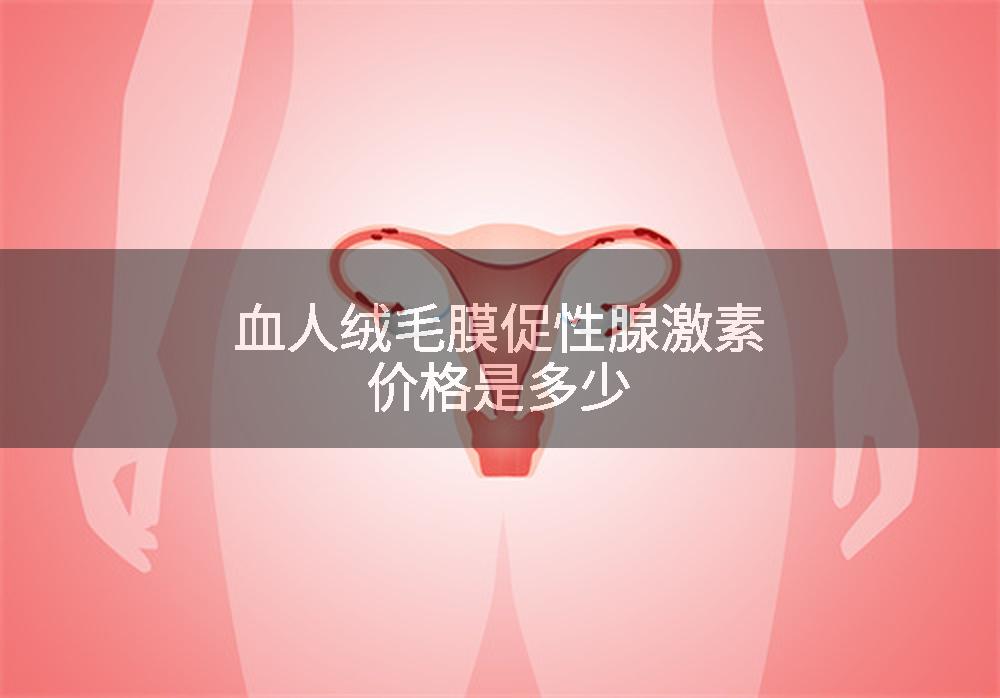血人绒毛膜促性腺激素价格是多少