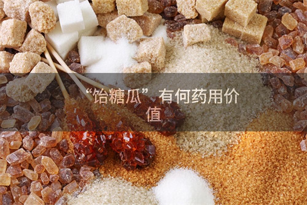 “饴糖瓜”有何药用价值