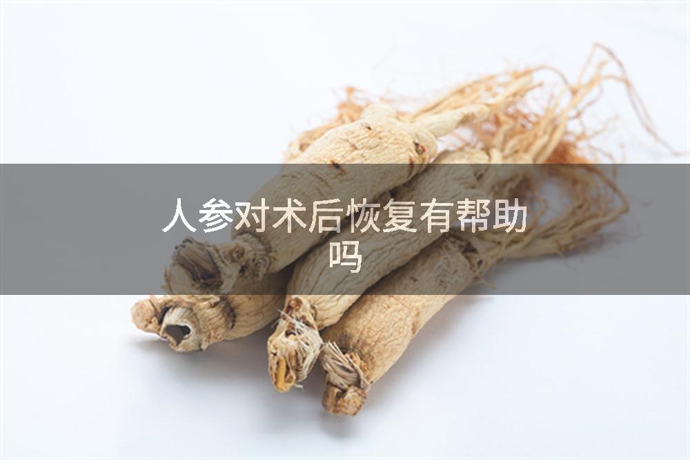 人参对术后恢复有帮助吗