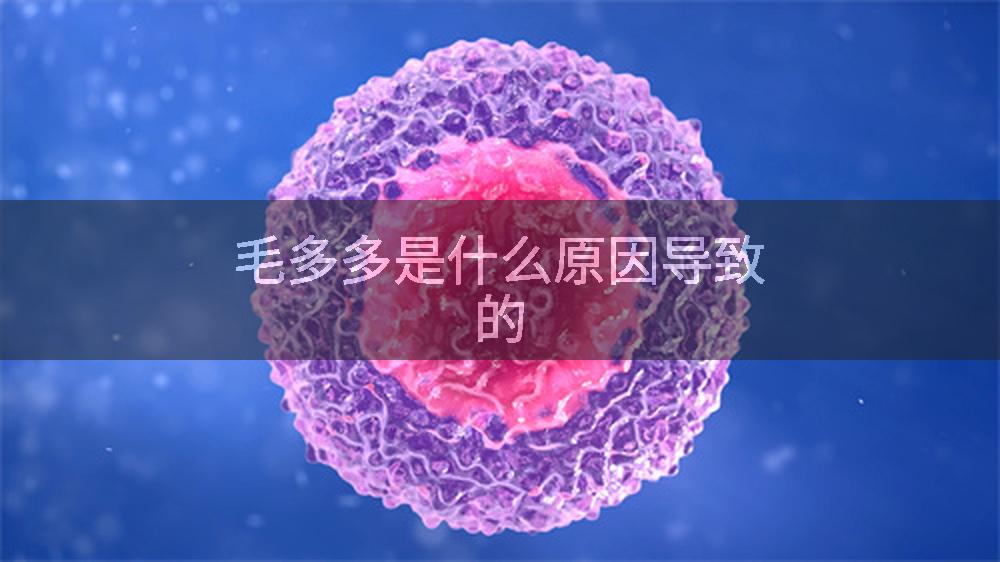 毛多多是什么原因导致的