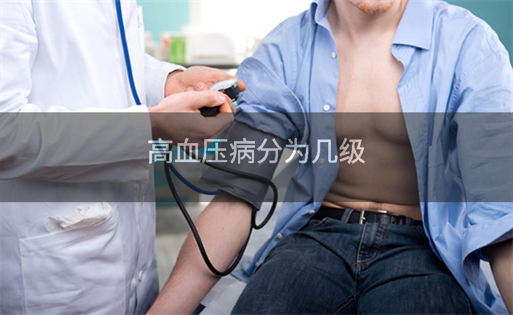 高血压病分为几级