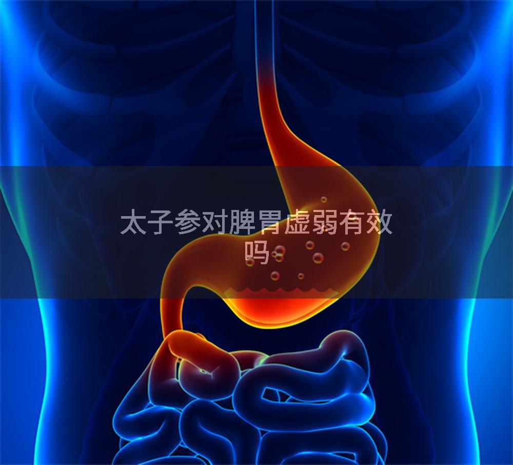 太子参对脾胃虚弱有效吗