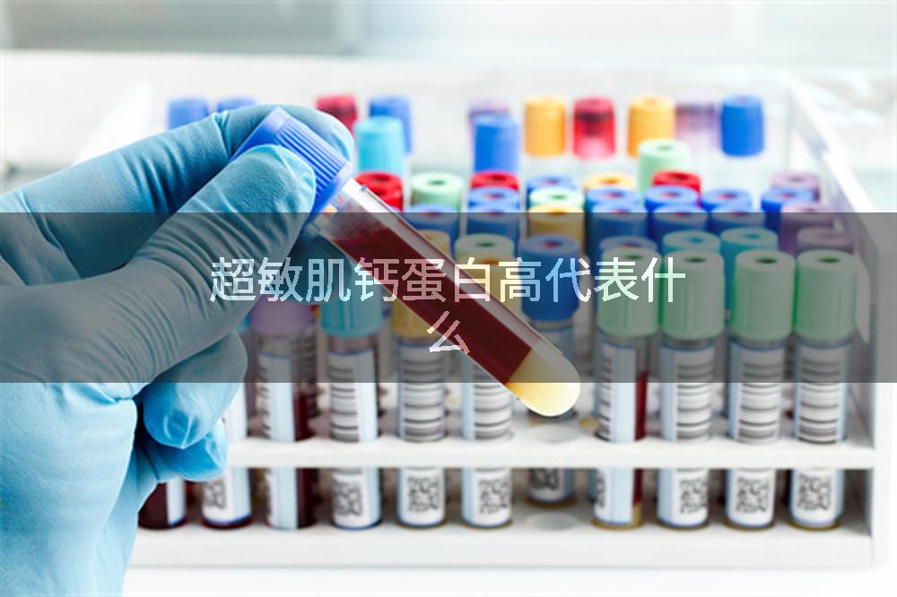 超敏肌钙蛋白高代表什么