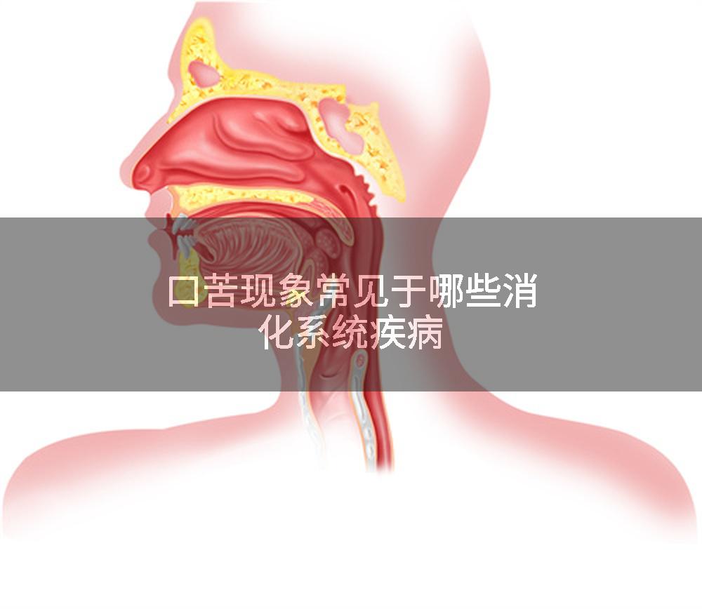 口苦现象常见于哪些消化系统疾病
