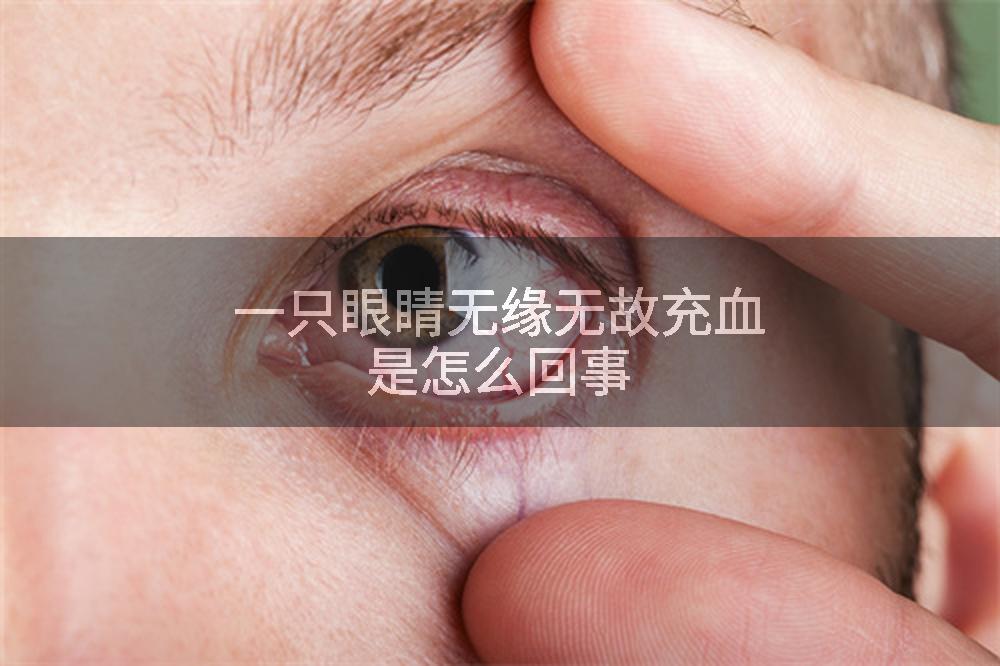 一只眼睛无缘无故充血是怎么回事