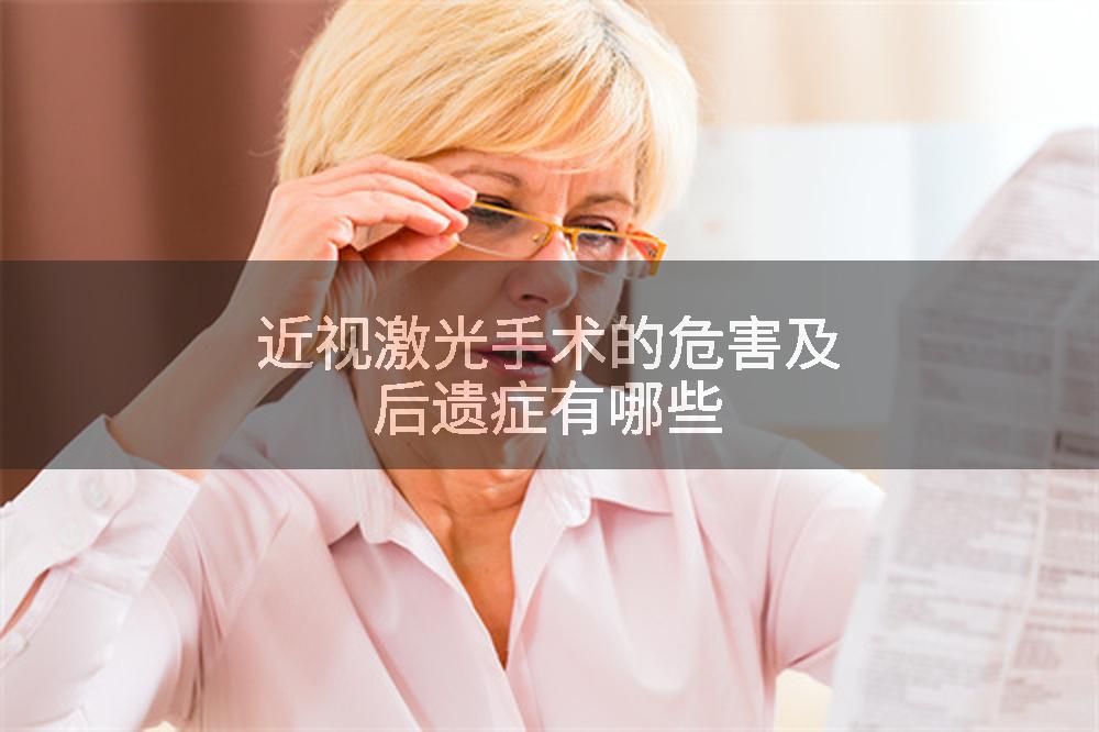 近视激光手术的危害及后遗症有哪些