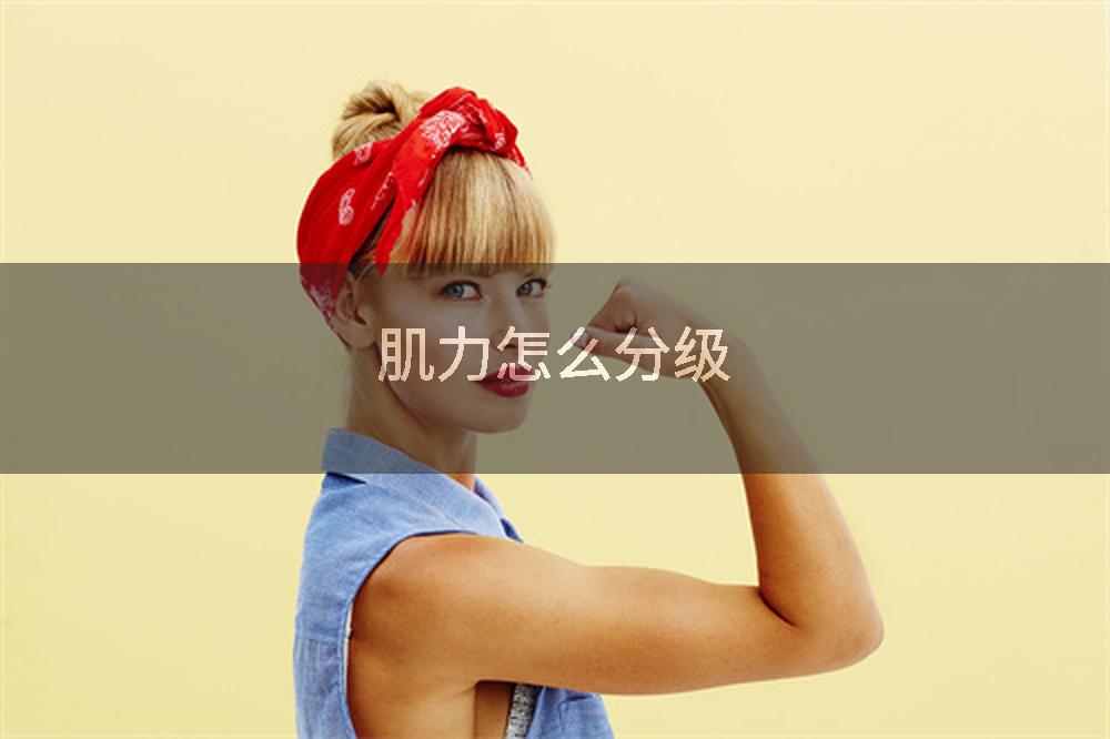 肌力怎么分级