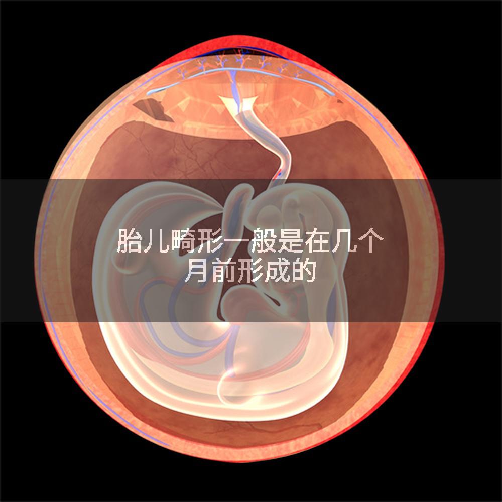胎儿畸形一般是在几个月前形成的