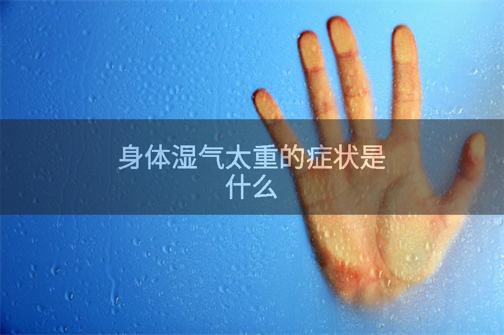 身体湿气太重的症状是什么